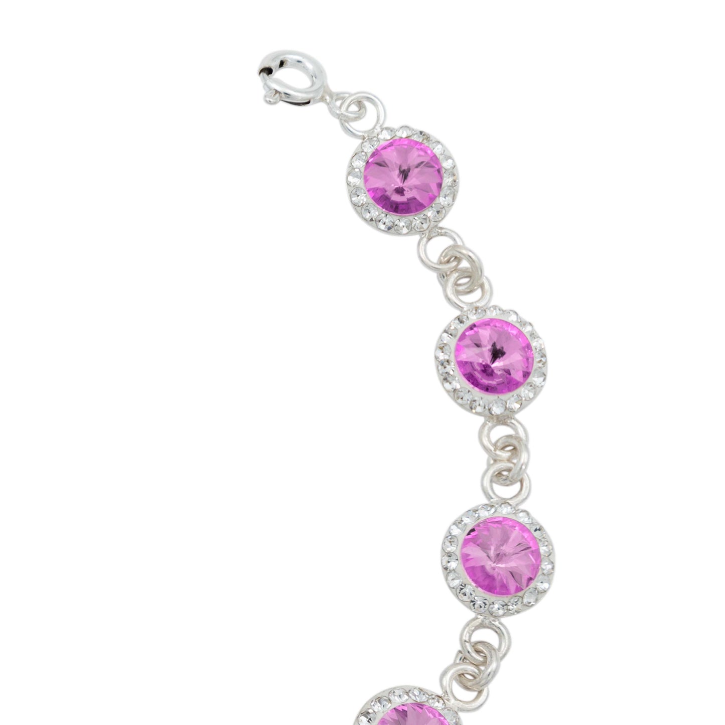 Pulsera Zirconias Piedras Mujer Dama Amor Regalo Plata 925