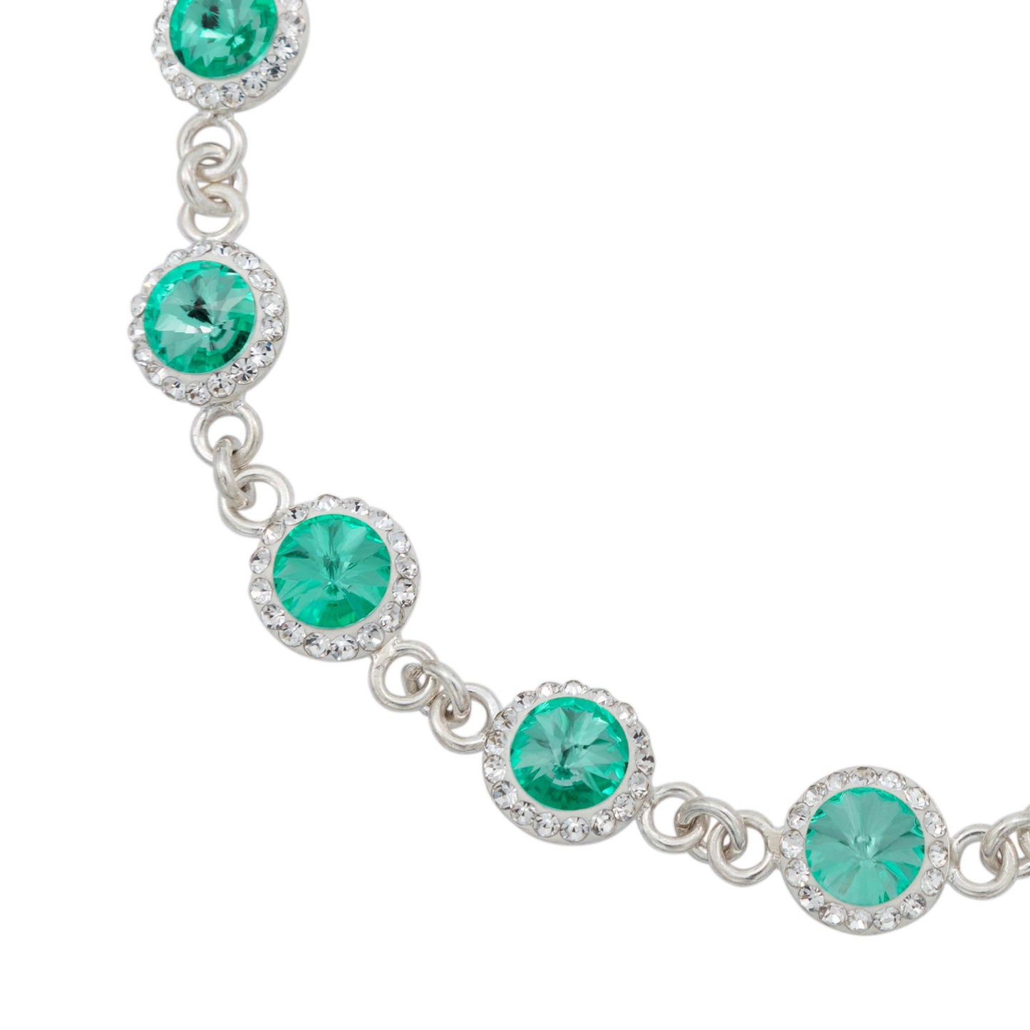 Pulsera Zirconias Piedras Mujer Dama Amor Regalo Plata 925