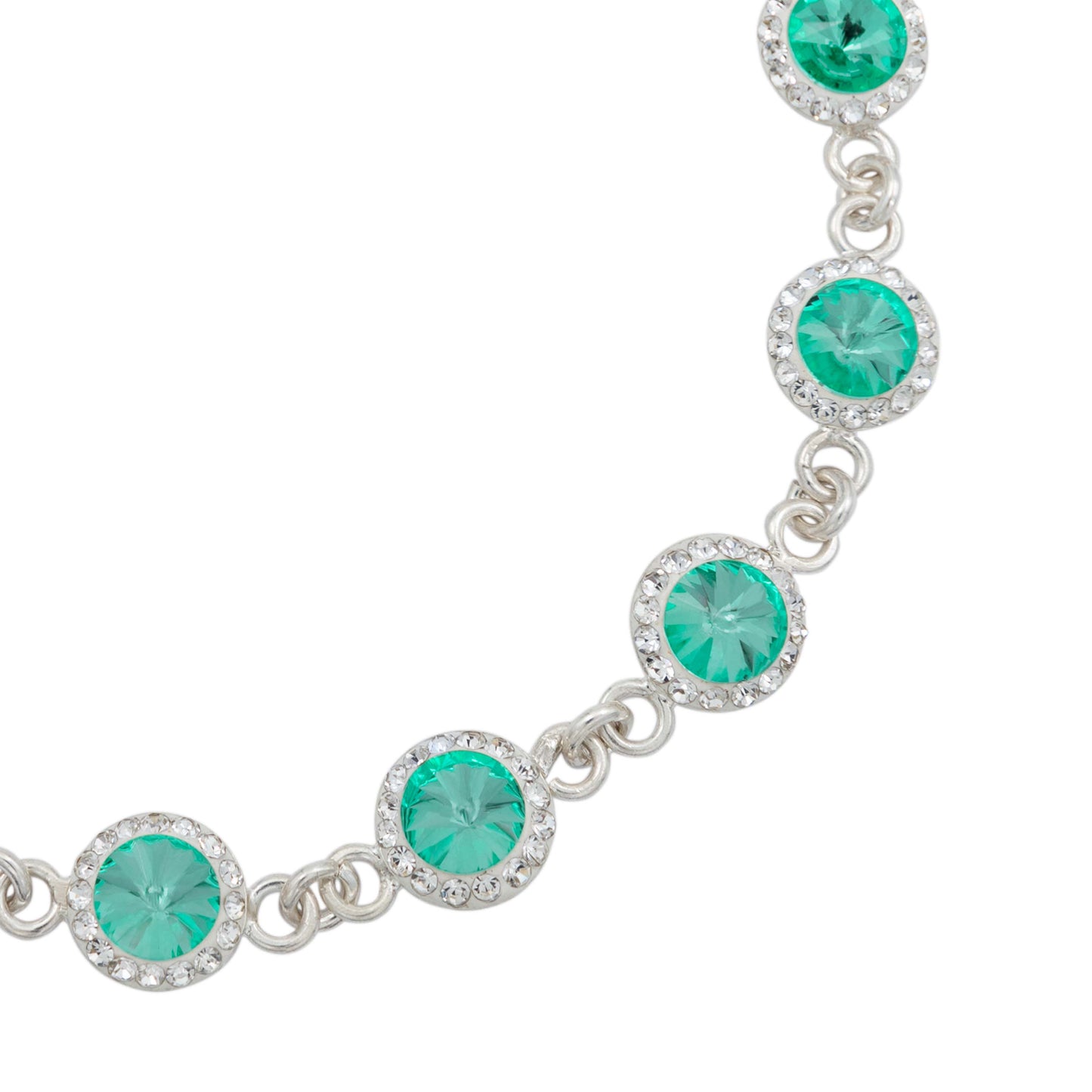 Pulsera Zirconias Piedras Mujer Dama Amor Regalo Plata 925