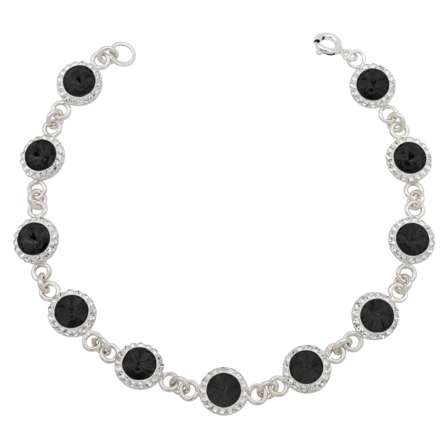 Pulsera Zirconias Piedras Mujer Dama Amor Regalo Plata 925