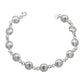 Pulsera Zirconias Piedras Mujer Dama Amor Regalo Plata 925