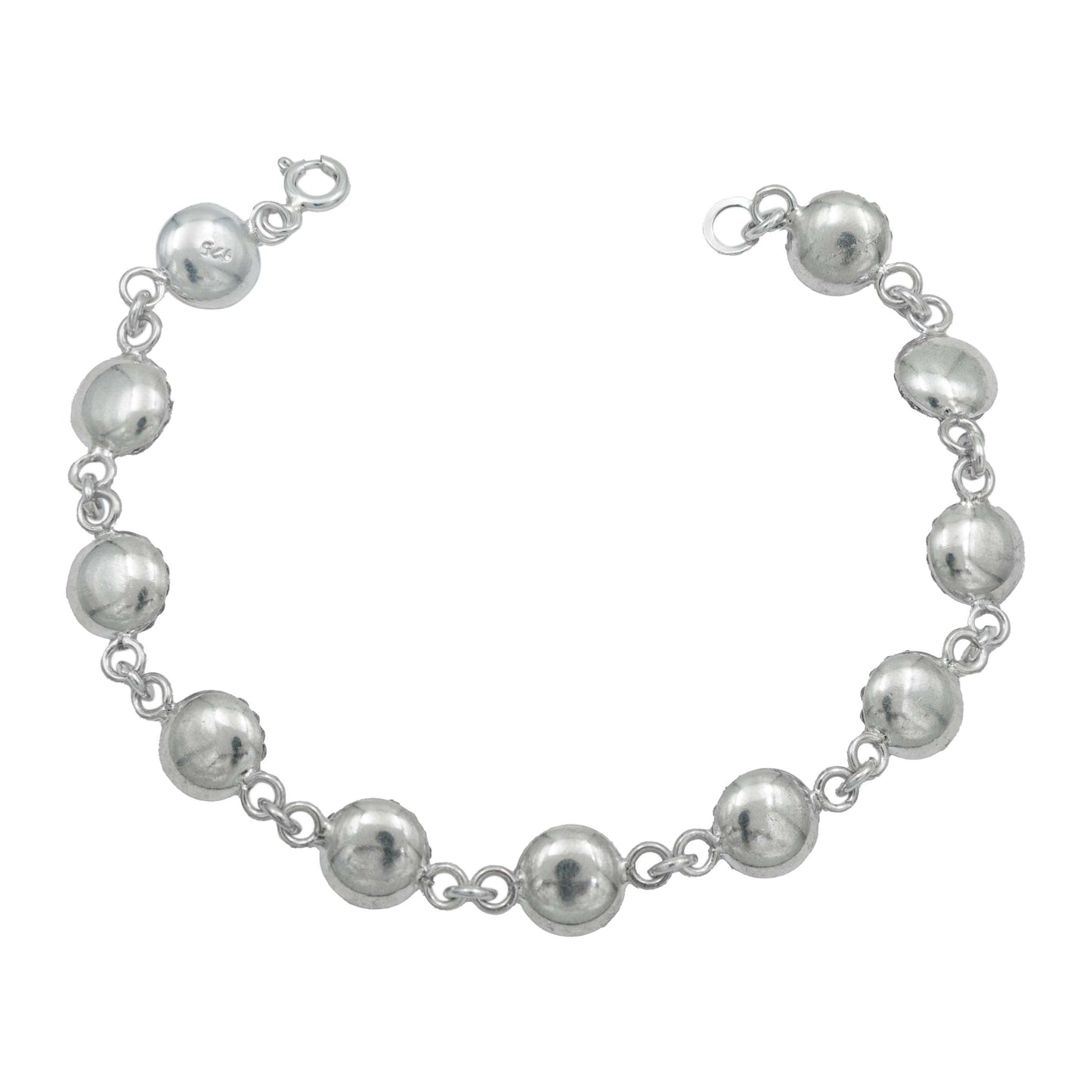 Pulsera Zirconias Piedras Mujer Dama Amor Regalo Plata 925