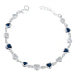 Pulsera Corazones Zirconias Amor Mujer Regalo Plata 925