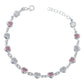 Pulsera Corazones Zirconias Amor Mujer Regalo Plata 925