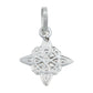 Juego Nudo De Bruja Laser Dije Aretes Cadena Plata 925