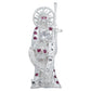 Dije Santa Muerte Rifle Calavera Zirconias Plata Ley 925