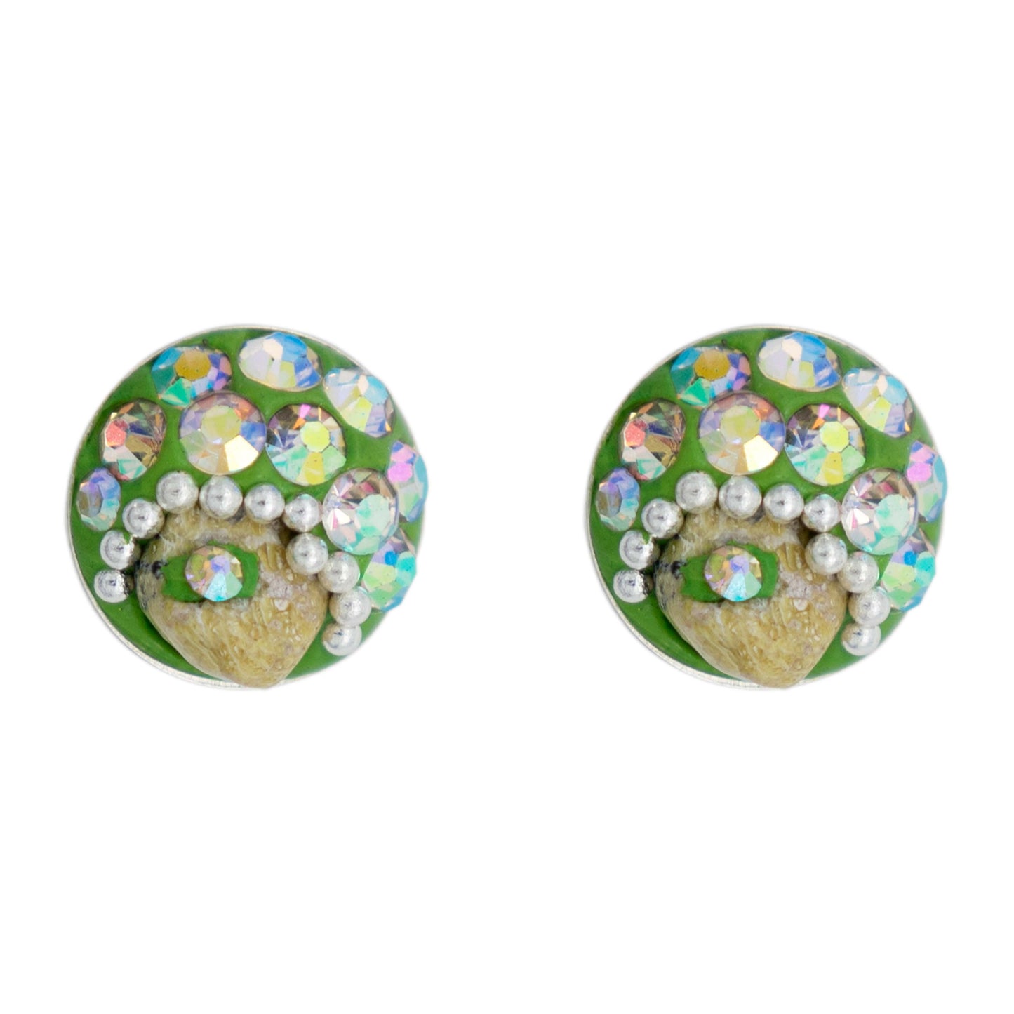 Colibri Dije Aretes Cadena Piedras Conjunto Grande Plata 925
