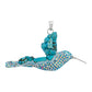 Colibri Dije Aretes Cadena Piedras Conjunto Grande Plata 925