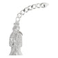 Pulsera Cuabana Santa Muerte Esclava Plata Ley 925