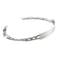 Esclava Hombre Pulsera Cubana Diamantada Plata 925 6 Mm