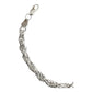 Pulsera Gruesa Torzal Hombre Plata Solida Ley 925 5 Mm