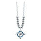 Collar Mini Nudo De Bruja Zirconia Bolita Diamtada Plata 925