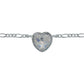 Pulsera Dije Corazon Del Mar Titanic Amor Amistad Plata 925