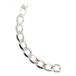 Esclava Hombre Pulsera Cubana Diamantada Plata 925 8 Mm