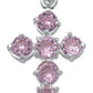 Dije Cruz Catolica De Zirconias Mediano Mujer Plata 925