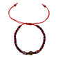 2 Piezas Pulsera Ojo Turco Suerte Protección Liston Rojo