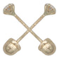 Arete Broquel Recto Zirconia Agujerar Bebe Oro 14k 2 Mm