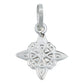 Juego Nudo De Bruja Laser Dije Aretes Cadena Plata 925
