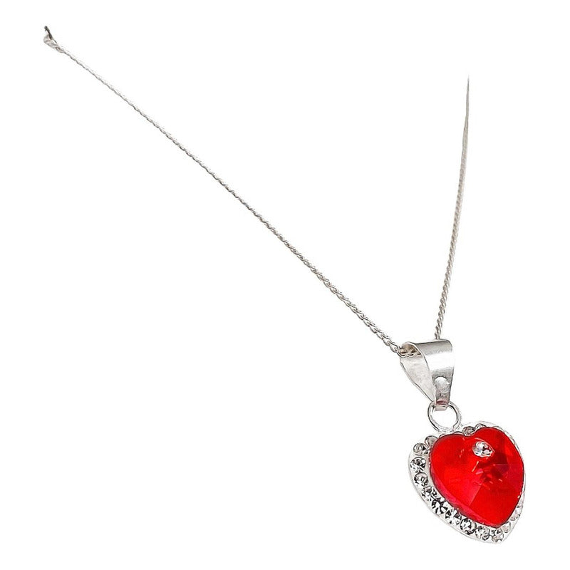 Dije Collar Chico Corazon Del Mar Titanic Amor Plata 925