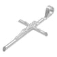 Joyaris Dije Cruz Tubular Con Cristo En Bulto Amuleto De Protección En Plata .925, 6 Cm Regalo Para Hombre
