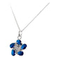 Collar Dije Flor Promesa Regalo Amor Mujer Plata Ley 925