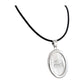 Collar Graduación Ajustable Caucho Encapsulada Plata 925