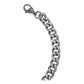 Pulsera Esclava Hombre Y Mujer Cubano Eslabón Acero Plata