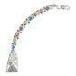 Pulsera Ajustable Placa Virgen Guadalupe Zirconias Plata 925