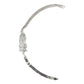 Pulsera Rolo Chica Virgen De Guadalupe Plata Solida Ley 925 Color Plateado Diámetro 6 Cm Largo 18 Cm