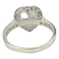 Anillo Solitario Corazón Compromiso Promesa Plata 925