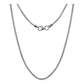 Cadena Collar Box Cubo Unisex Plata Italy 925 60cm X 2mm