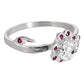 Anillo Flor Primavera Verano Regalo Promesa Solida 925