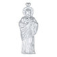 Dije Mediano San Judas Tadeo Troquelado Plata 925 4 Cm