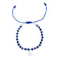 Pulsera Ajustable San Benito Ojo Turco Artesanal Plata 925