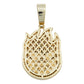 Dije Hombre Fuego Hiphop Piedra + Cadena Regalo Chapa Oro14k