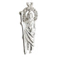 Collar Mini Dije Medalla San Judas Tadeo Zirconias Plata 925