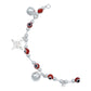 Pulsera Nudo De Bruja Ojo Turco Cascabeles Sonido Plata 925