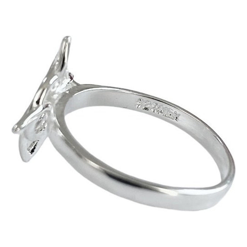 Anillo Nudo De Bruja Celta Liso En Plata Solida Ley S925