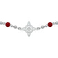 Pulsera Ajustable Nudo De Bruja Laser Bolitas Plata 925