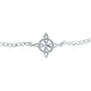 Pulsera Ajustable Nudo De Bruja Varios Colores En Plata 925