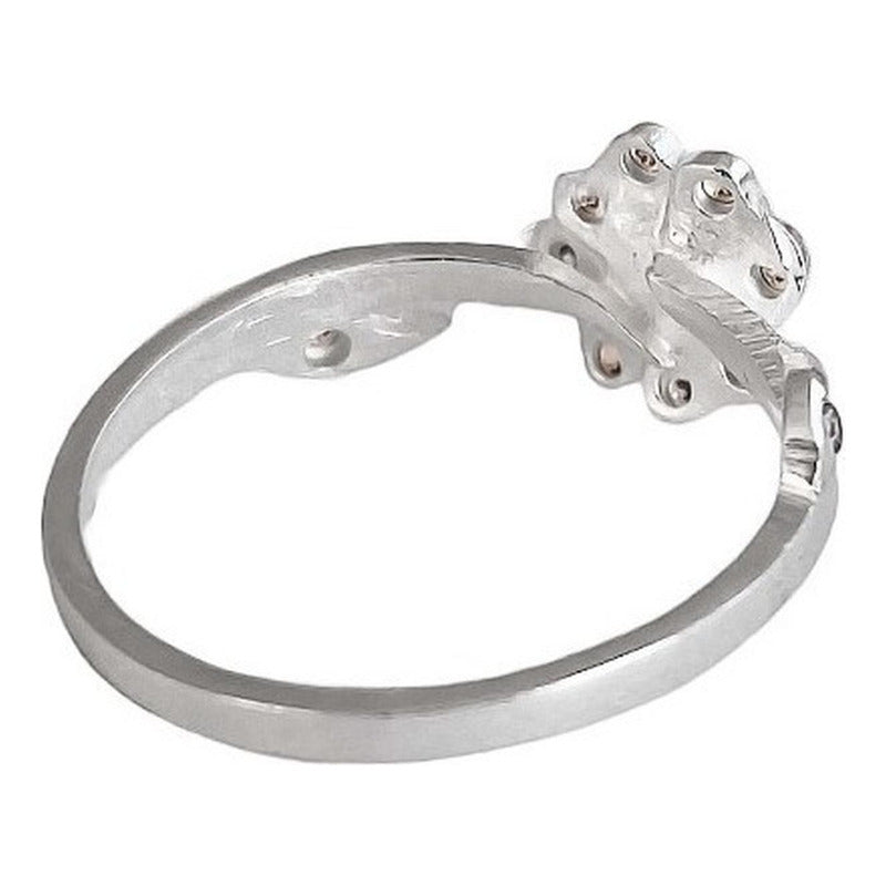Anillo Flor Primavera Verano Regalo Promesa Solida 925