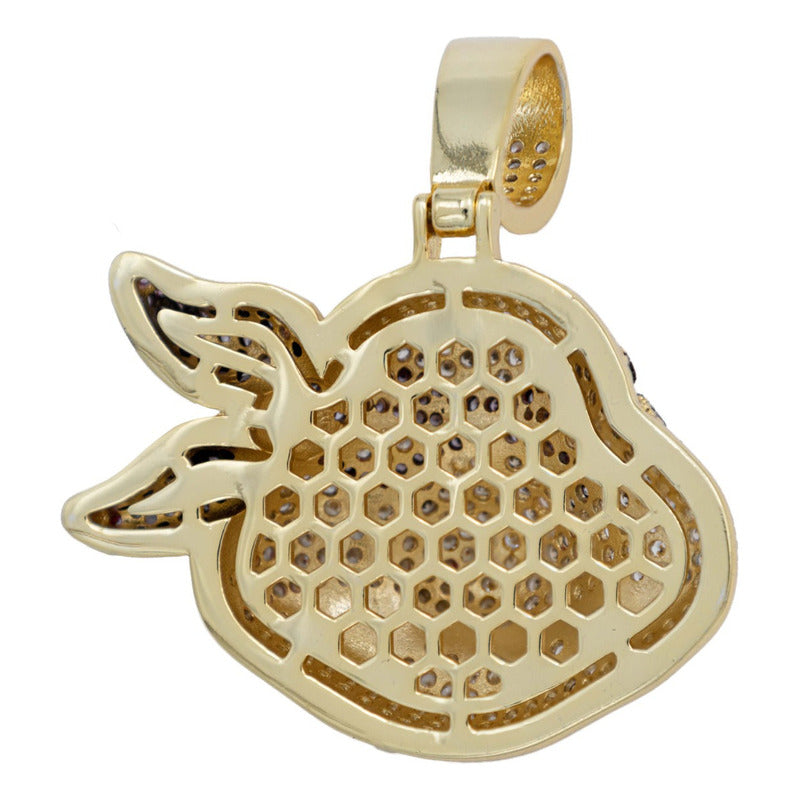 Dije Hombre Tortuga Ninja Hiphop+ Cadena Regalo Chapa Oro14k