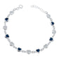 Pulsera Corazones Zirconias Amor Mujer Regalo Plata 925