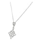 Collar Nudo Bruja Artesanal Liso Plano Chico Plata Ley 925