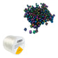 Armado Pulsera Bisuteria Letra 1200pzs + 100 Mts Hilo Nylon