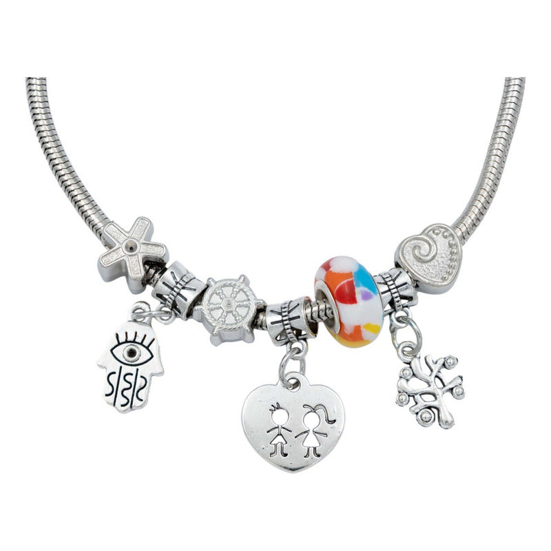 Pulsera Ajustable Charms Cadena Serpiente Regalo Mujer