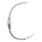 Pulsera Ajustable Dama Placa San Judas Grabado Plata Ley 925