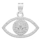 Dije Ojo Turco Zirconias Esoterico Suerte Amuleto Plata 925