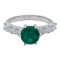 Anillo Solitario Promesa Mujer Regalo Amor Zirconia Plata925