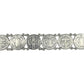 Pulsera San Benito Esclava Medallas Plata Solida Ley 925